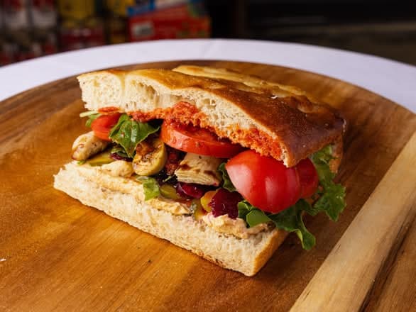 Roast Beef (Manzo) sandwich on Focabari bread